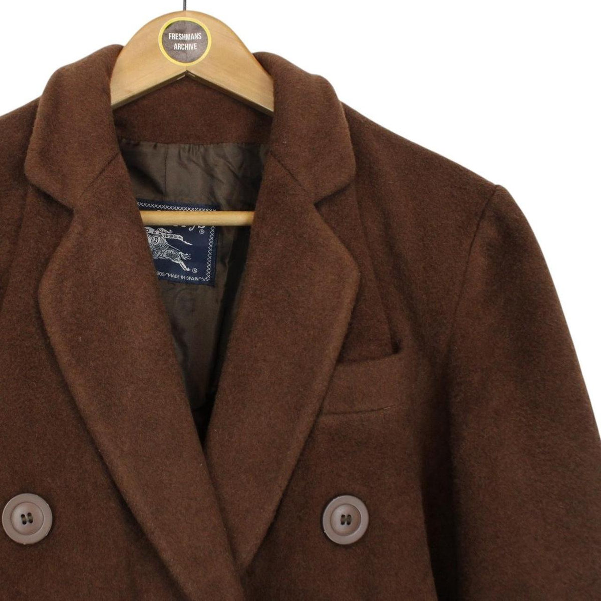 Vintage Burberry Wool/Camelhair Coat Medium