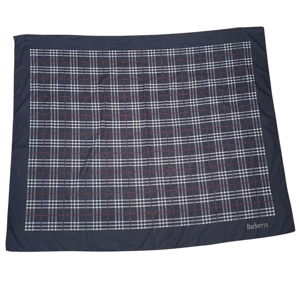 Vintage 90s Burberry Square Scarf