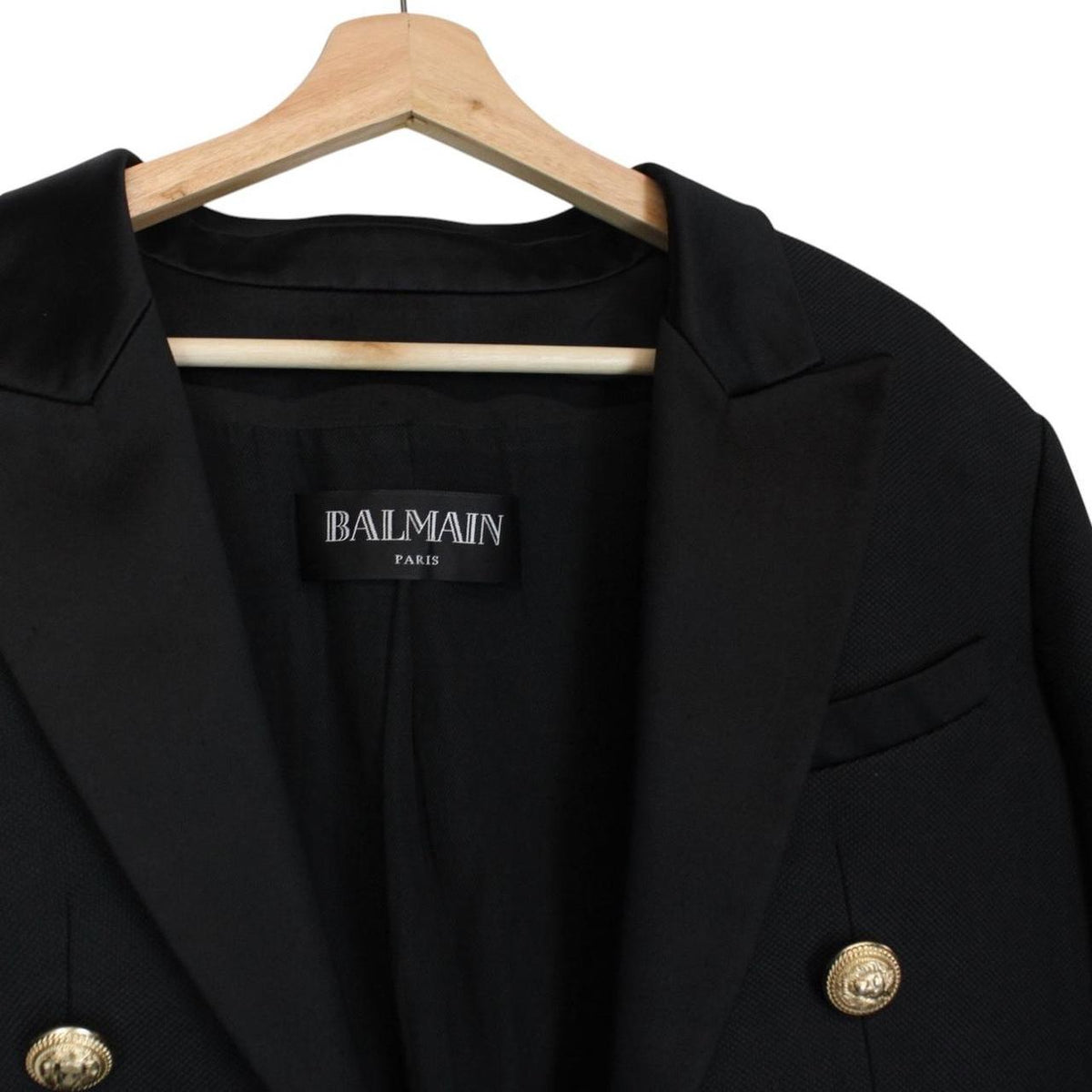 Balmain Paris Cropped Blazer Jacket XL