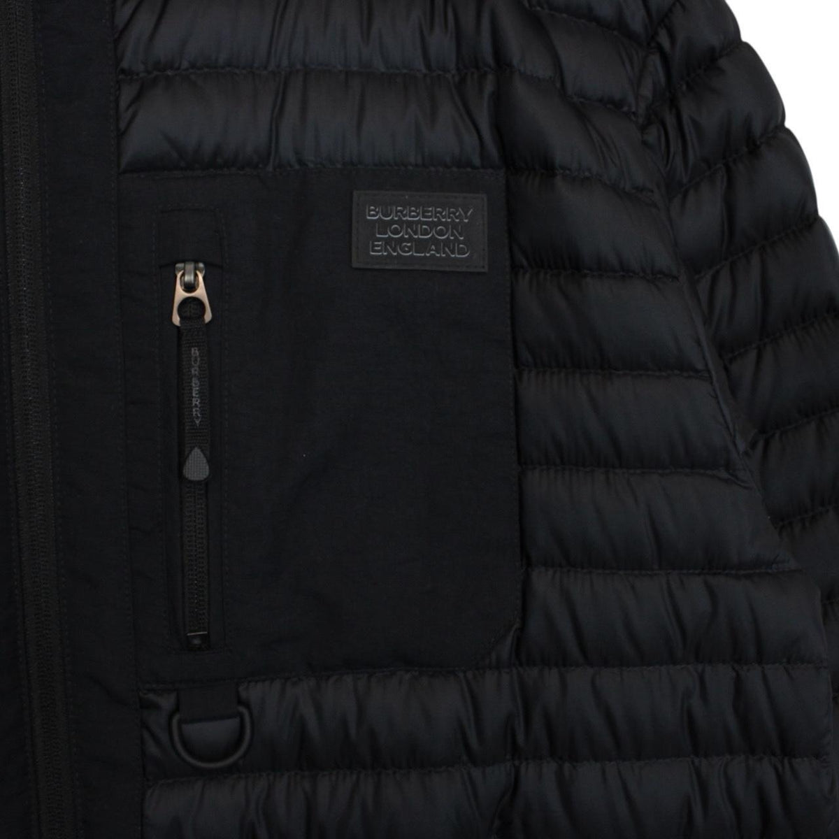 Burberry Lenham Logo Down Jacket Large