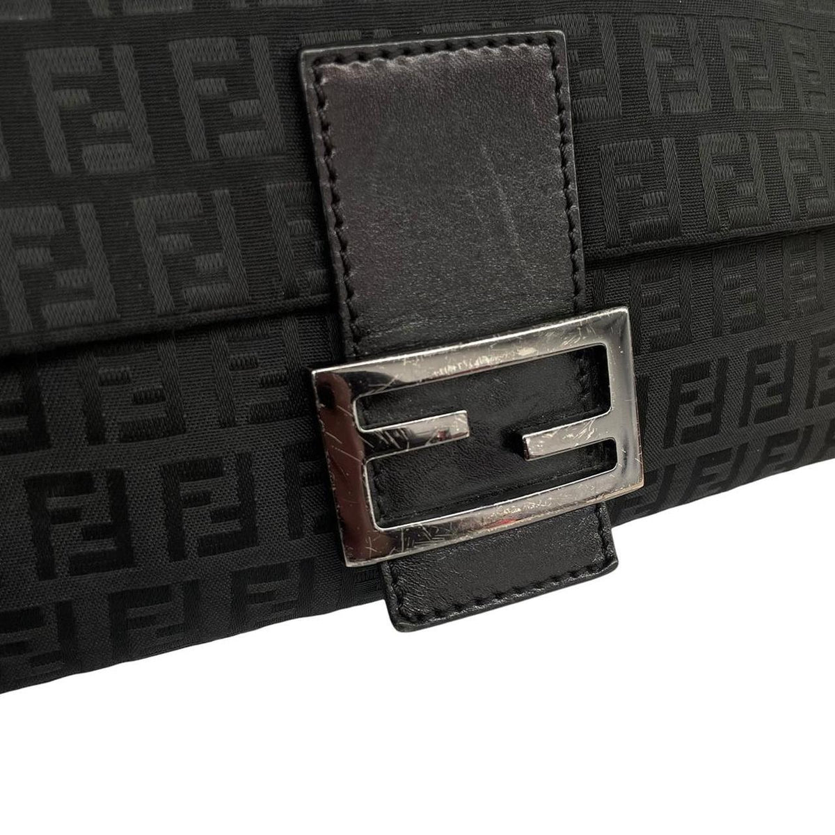 Fendi Zucca Monogram Mama Baguette Shoulder Bag