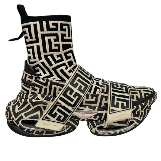 Balmain B-Bold Monogram Sock Trainers UK 5