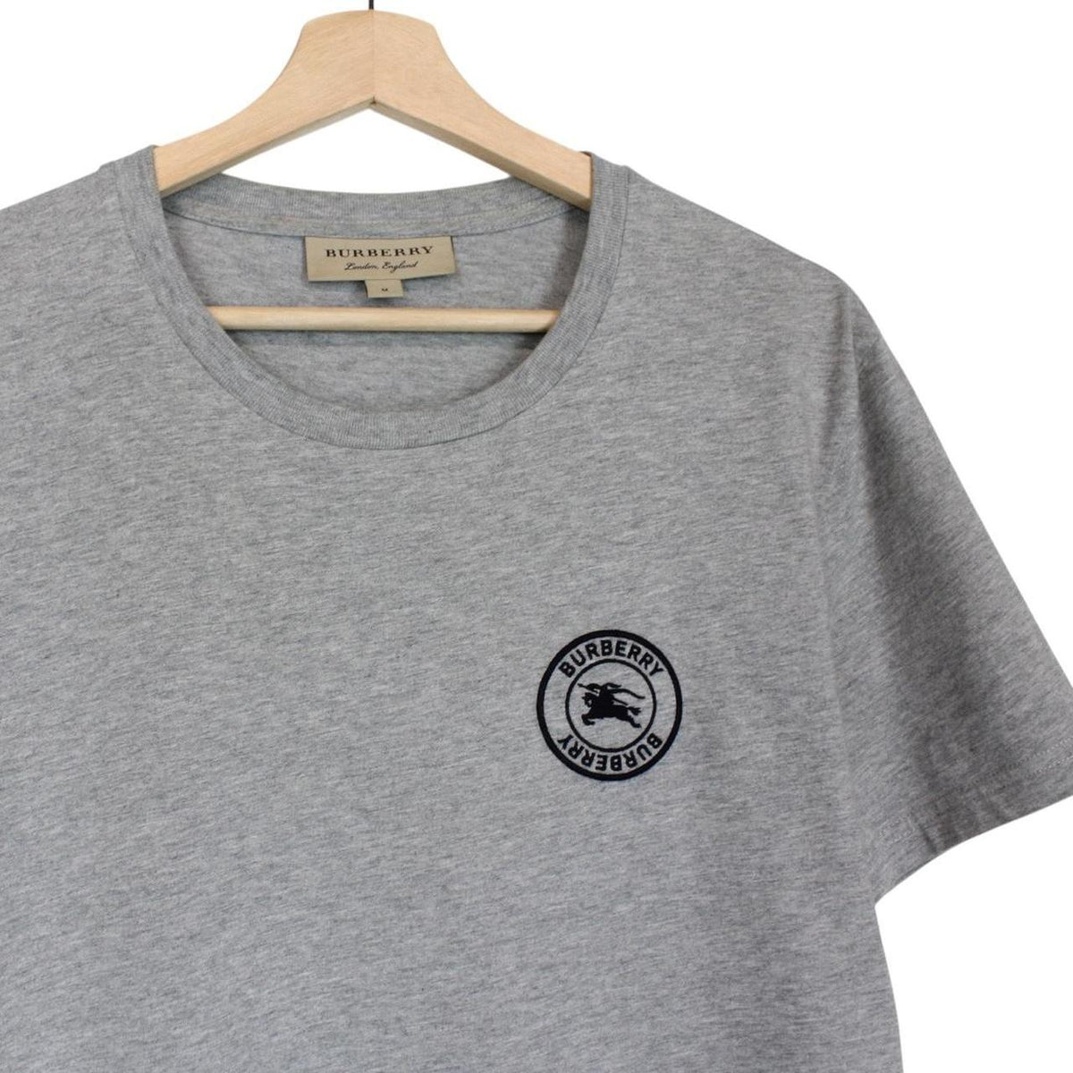 Burberry Embroidered Logo T-Shirt Medium