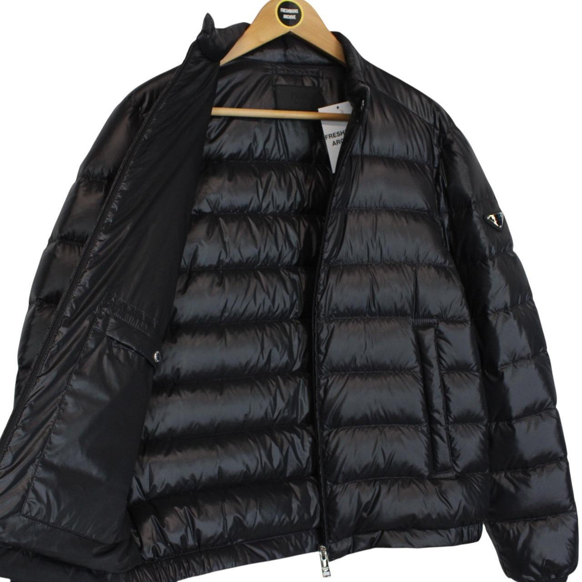 Prada Plaque Down Puffer Jacket Small