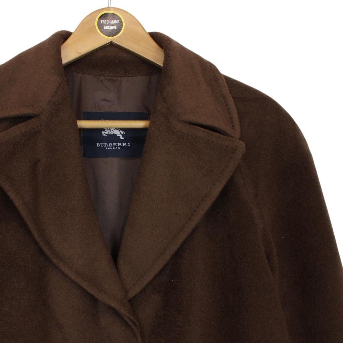 Vintage Burberry London Virgin Wool Coat Medium