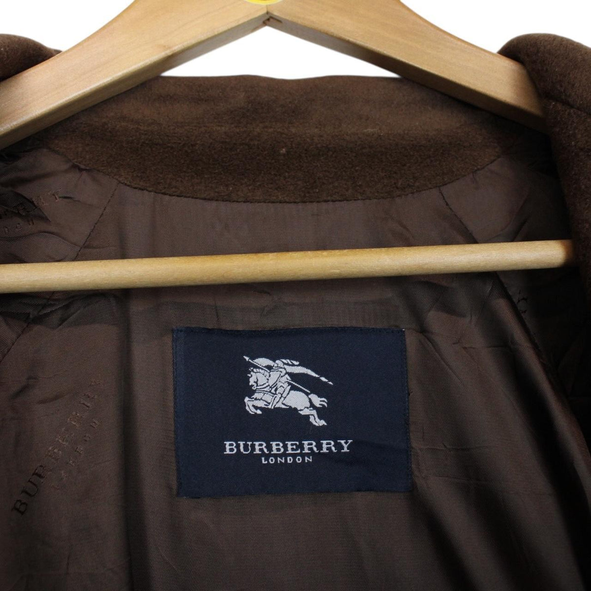 Vintage Burberry London Virgin Wool Coat Medium