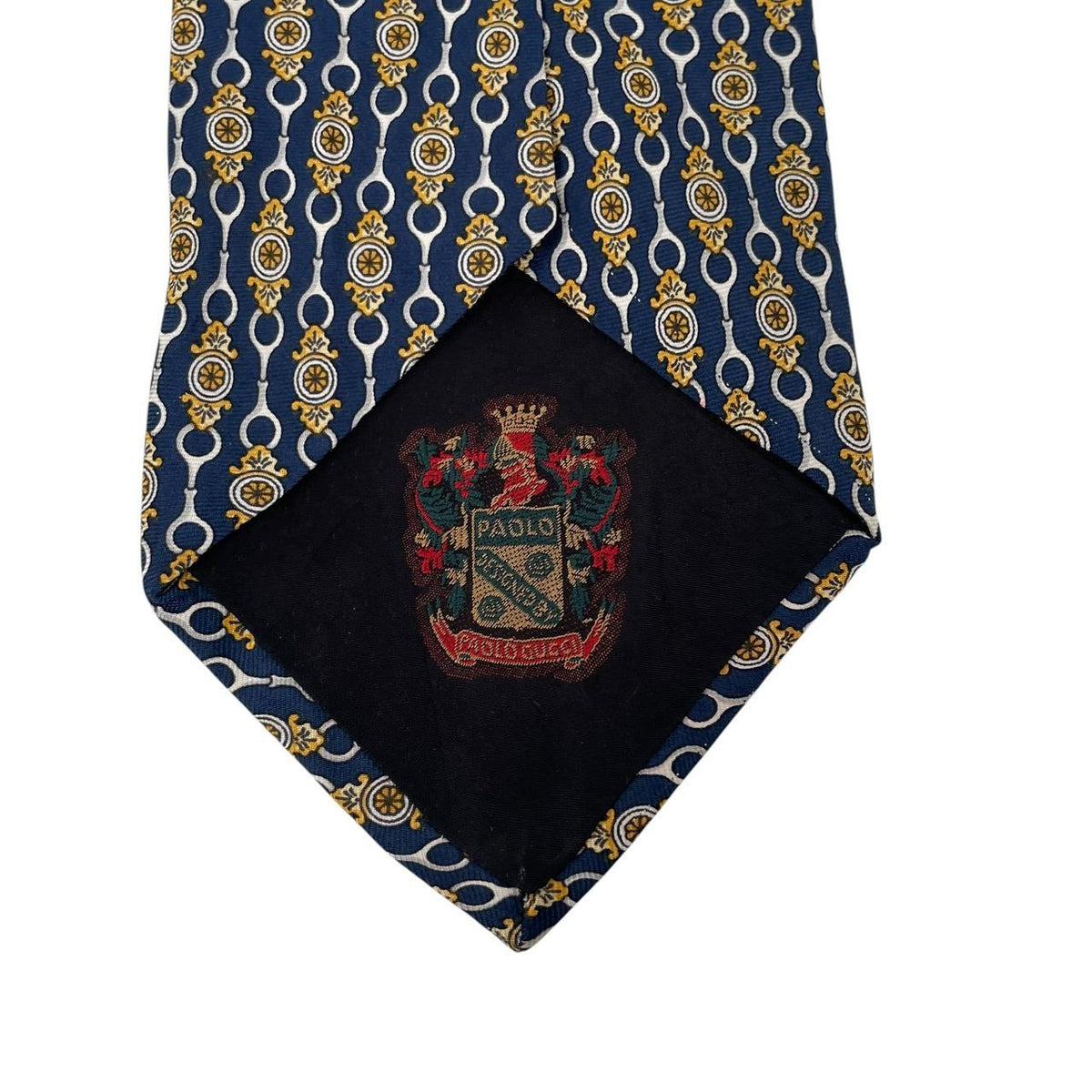Vintage Paolo Gucci Horsebit Silk Tie
