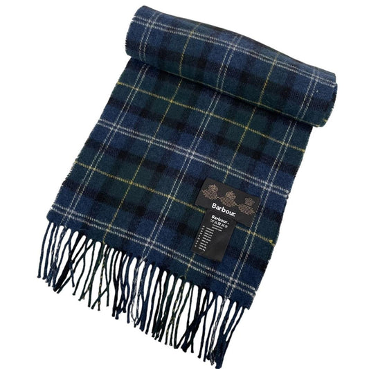Barbour Tartan Check Wool Scarf