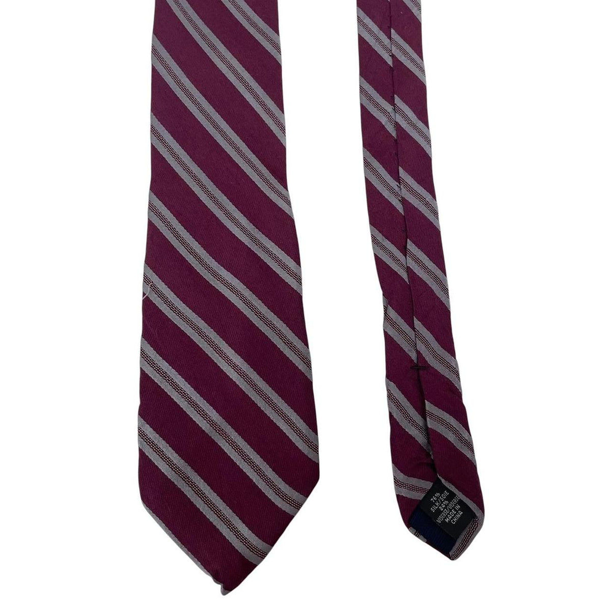 Michael Kors Striped Silk Blend Tie