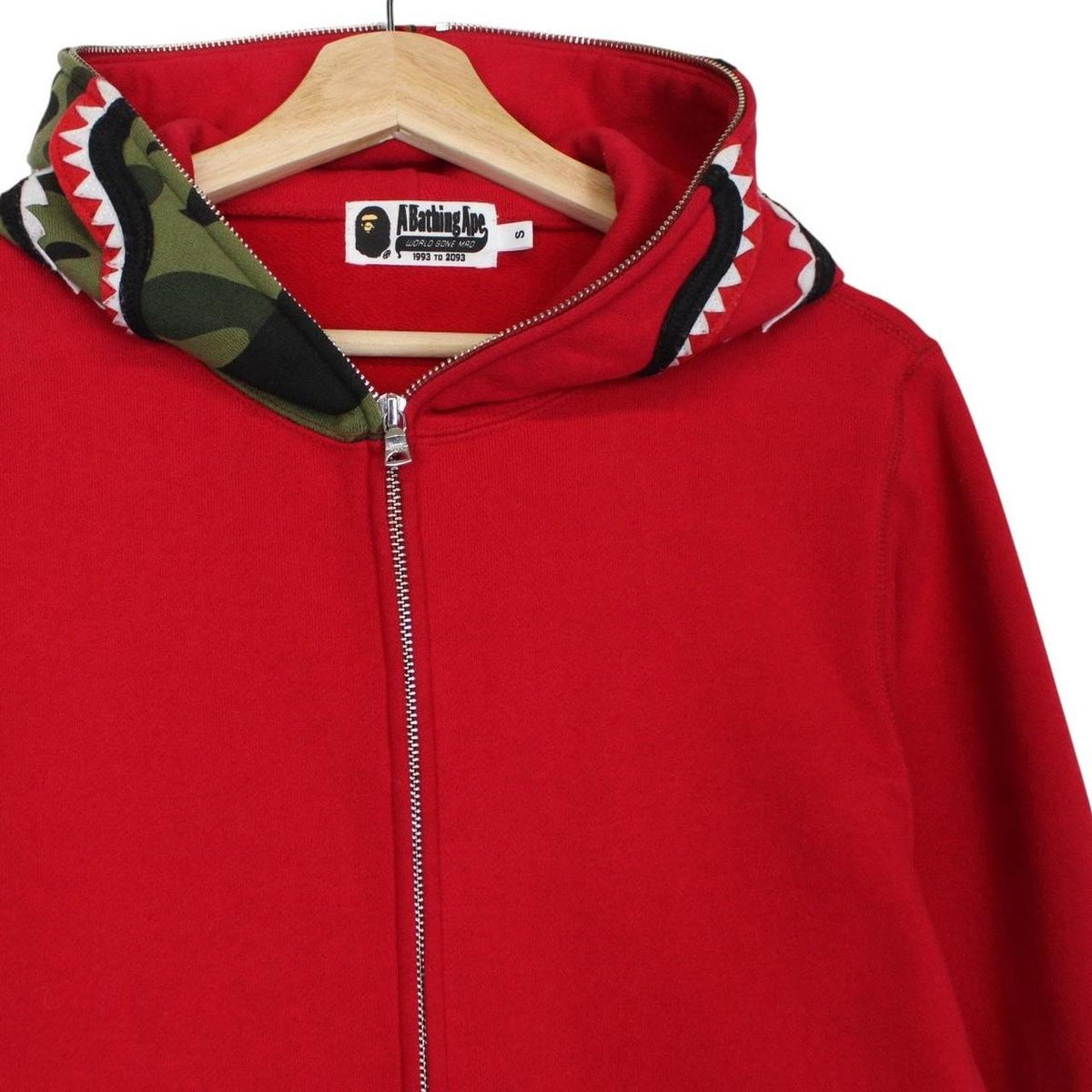 Bape Camo WGM Shark Hoodie Small