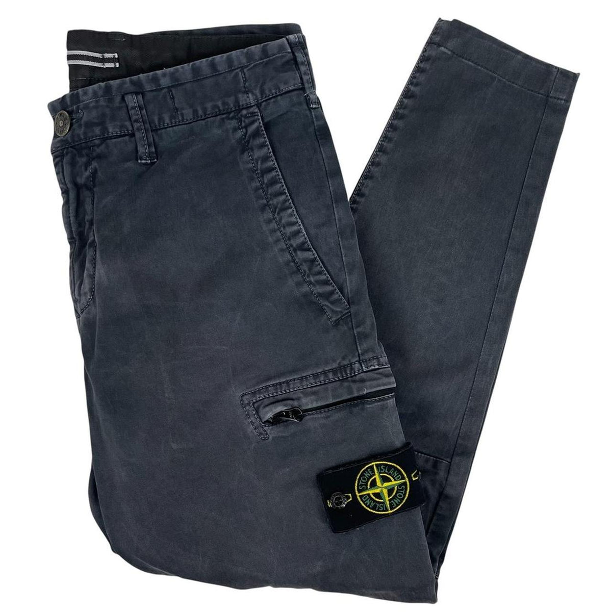 Stone Island AW 2020 Skinny Fit Cargo Trousers W30