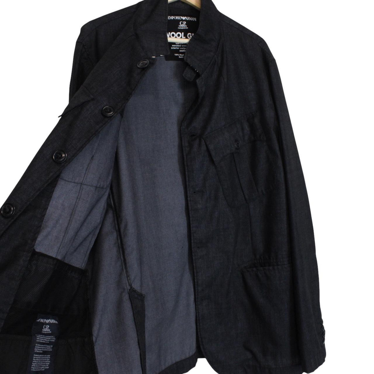CP Company x Emporio Armani Garment Dyed Wool Gum Jacket XL