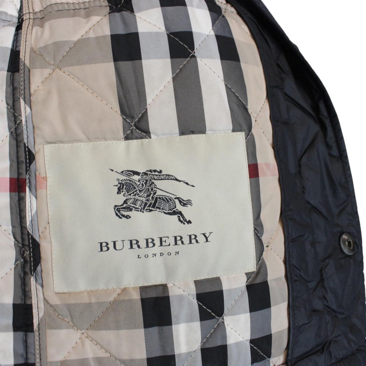Burberry Diamond Quilted Field Jacket Medium