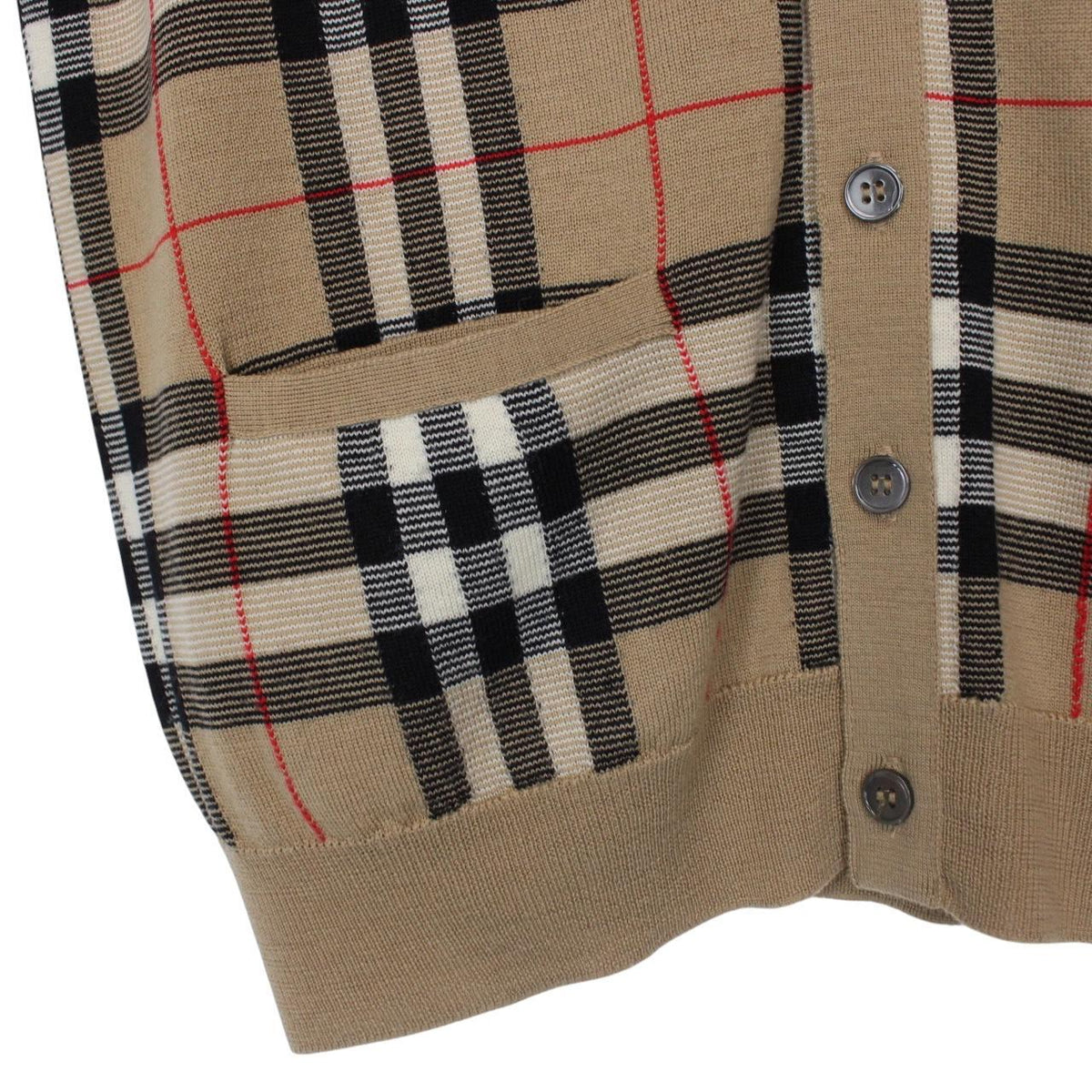 Vintage Burberry Merino Wool Sweater Vest Large