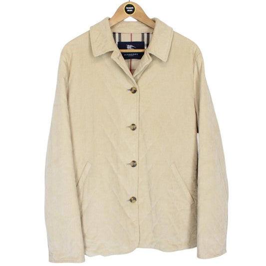 Vintage Burberry Quilted Corduroy Jacket Large