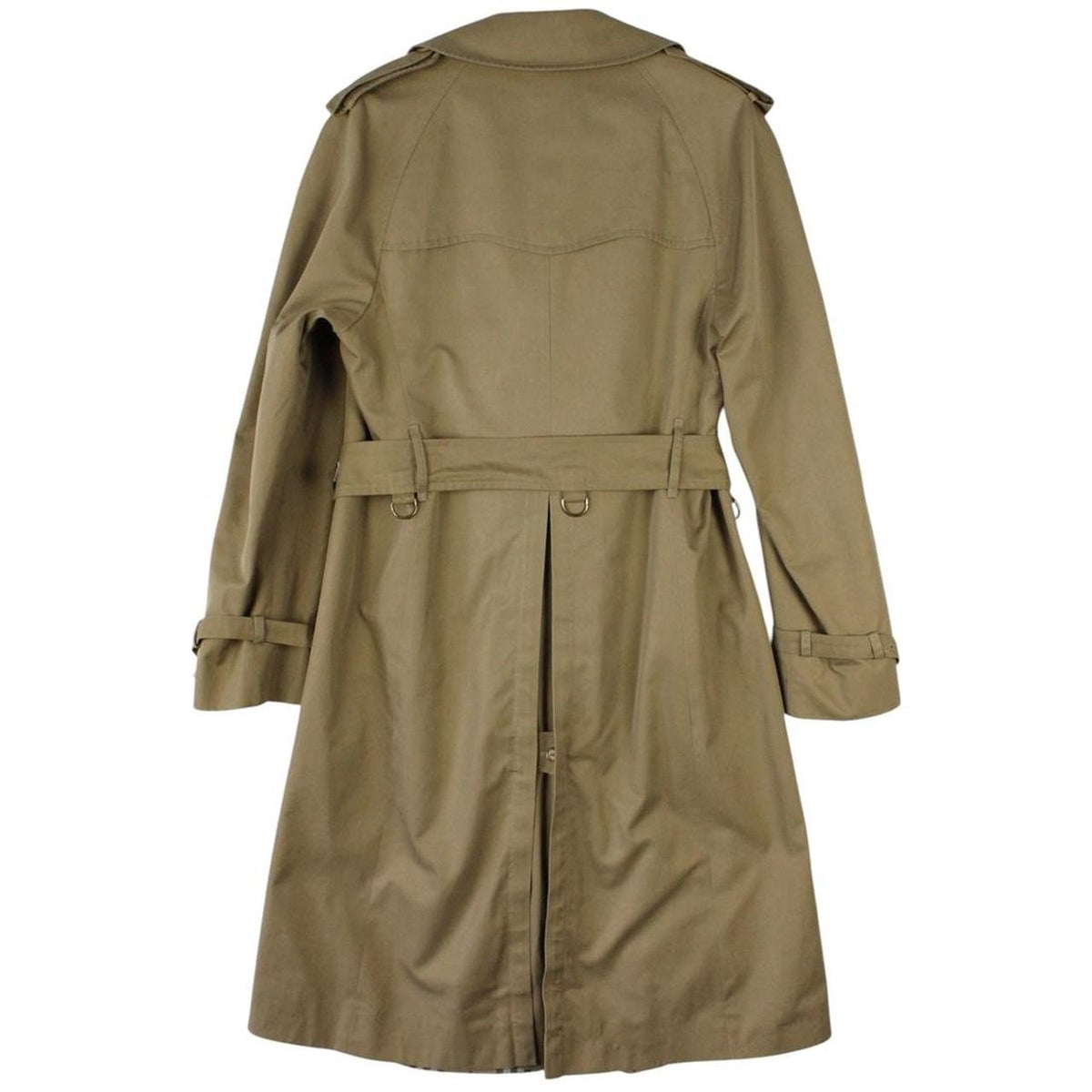 Vintage 90s Burberry Belted Trench Coat Medium