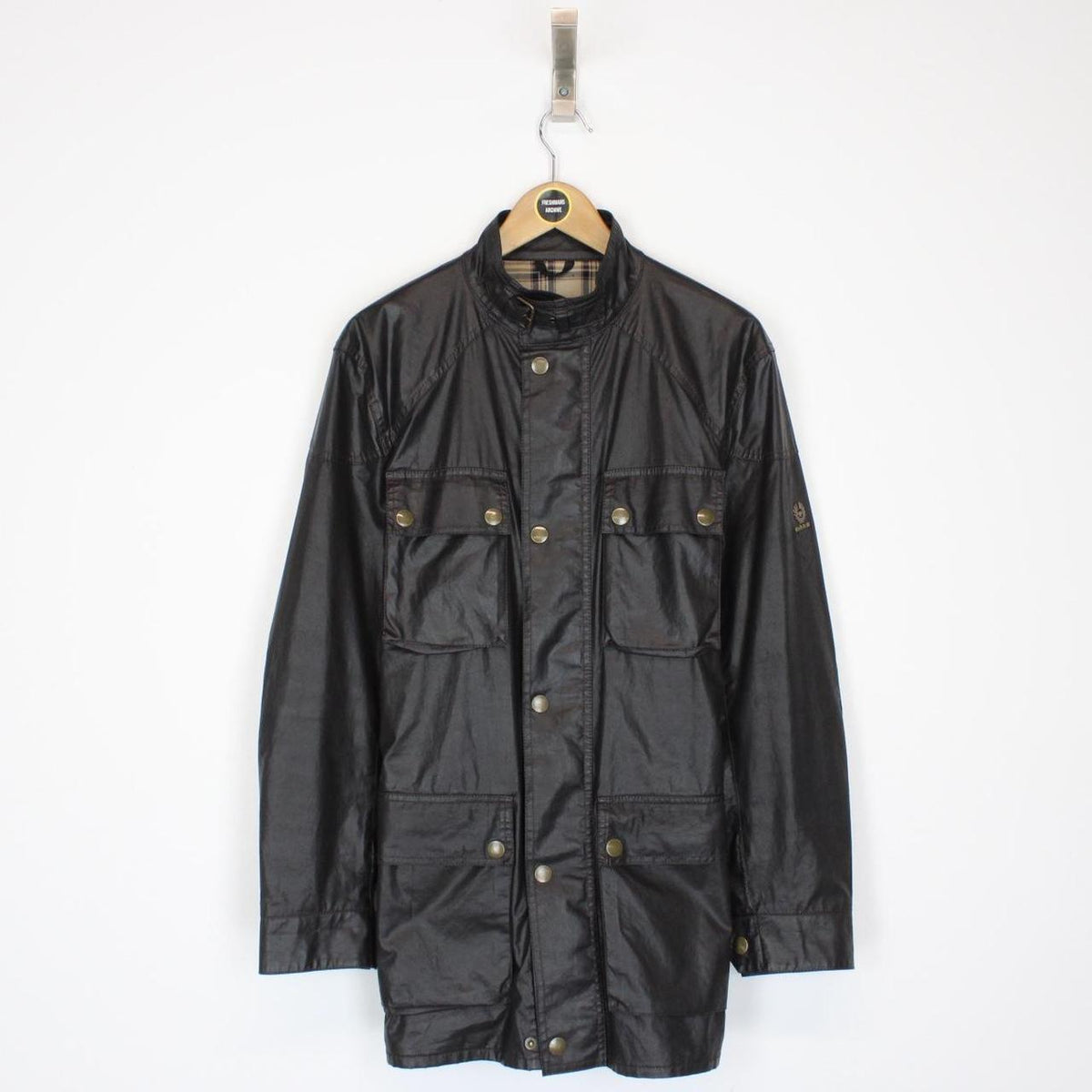 Belstaff Trialmaster Belted Waxed Jacket Medium