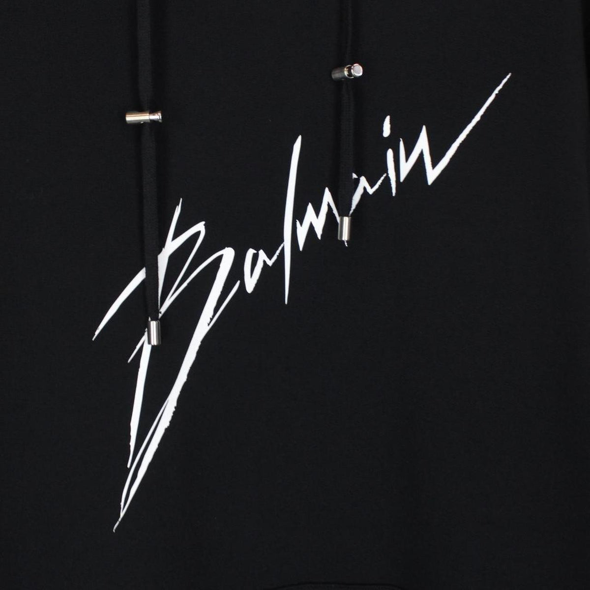 Balmain Paris Signature Logo Hoodie Large