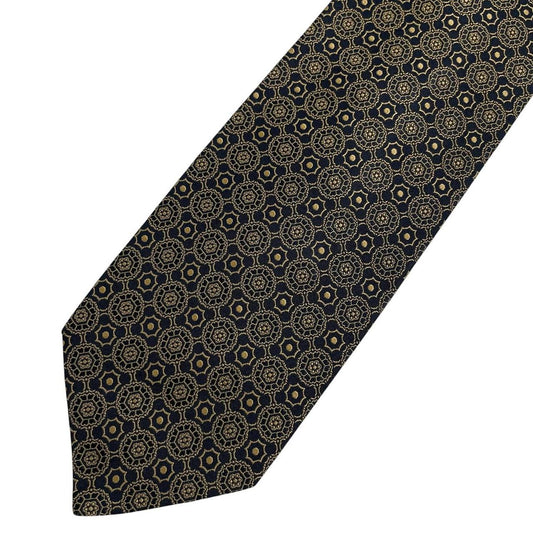 Vintage Polo Ralph Lauren Geometric Print Silk Tie