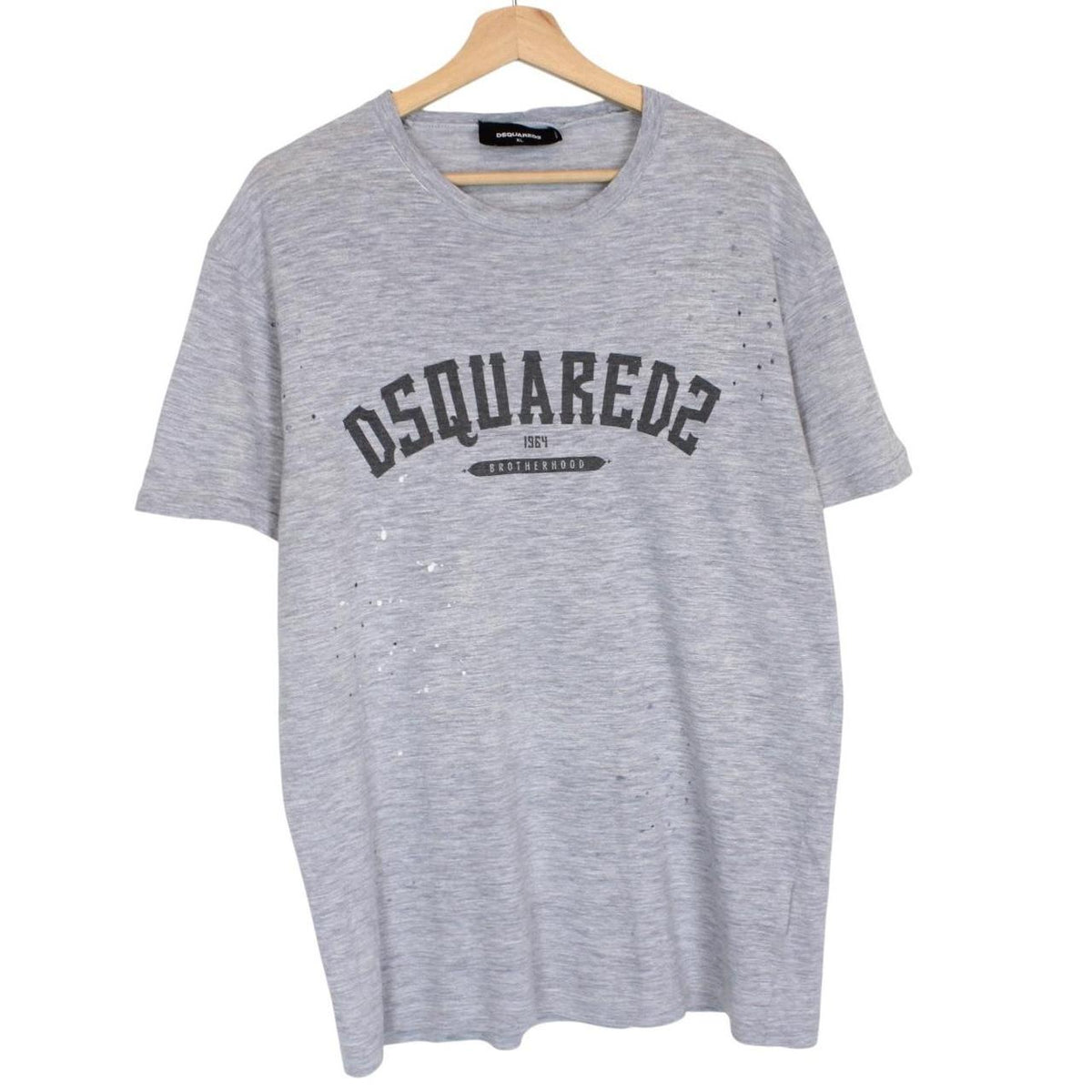 Dsquared2 Distressed Logo Print T-Shirt Large