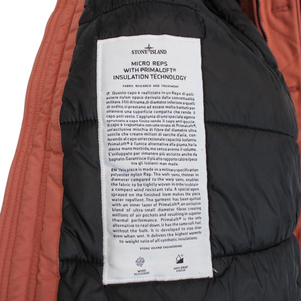 Stone Island AW 2019 Micro Reps Primaloft Jacket Small