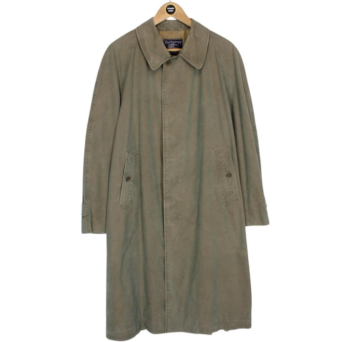 Vintage 90s Burberry Trench Coat Medium