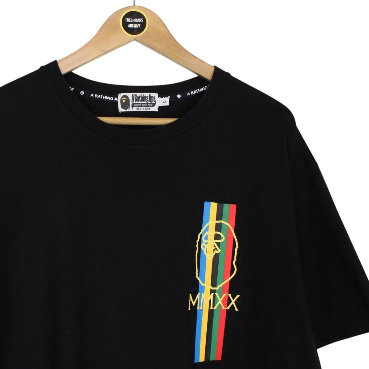 Bape Relaxed Line Graphic T-Shirt Large