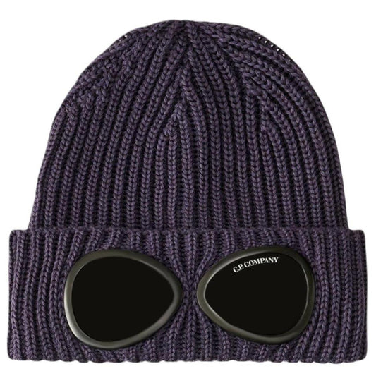 CP Company Extra Fine Merino Wool Knit Goggle Beanie Hat
