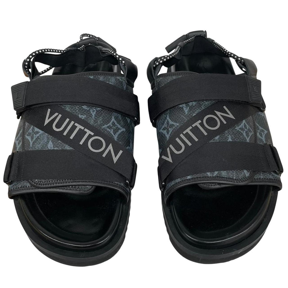 Louis Vuitton Monogram Leather Honolulu Sandals UK 11