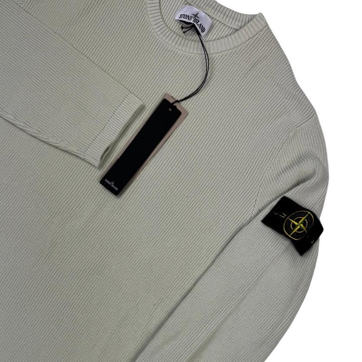 Stone Island Organic Cotton Waffle Knit Jumper
