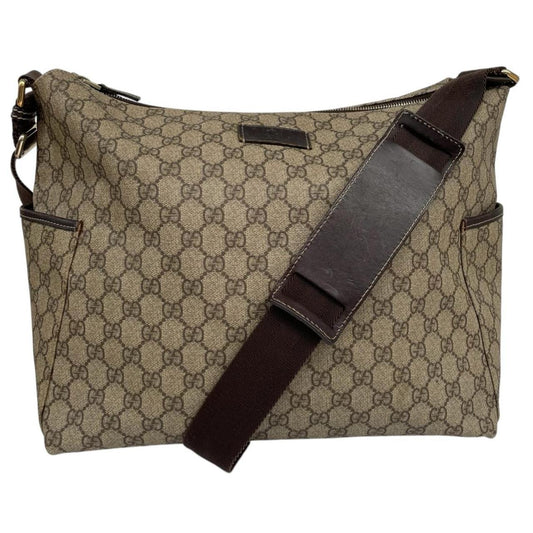 Pre-Loved Gucci Supreme GG Monogram Diaper Changing Shoulder Bag
