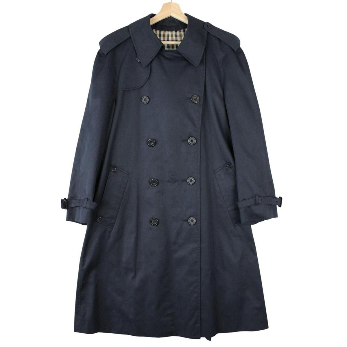 Vintage 90s Aquascutum Trench Coat Medium