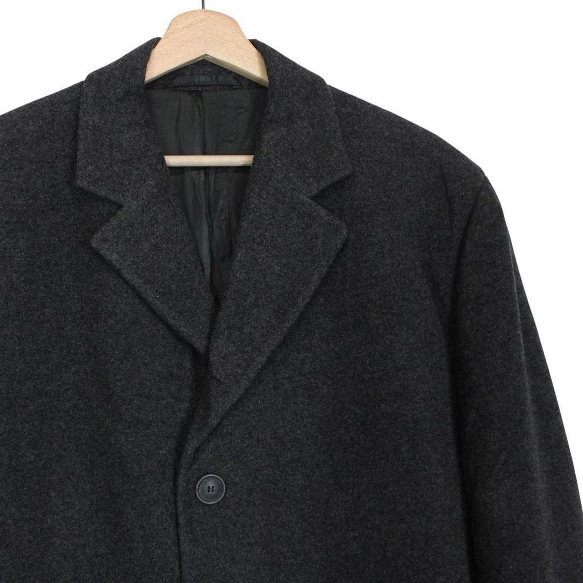 Vintage Yves Saint Laurent Wool Overcoat Large