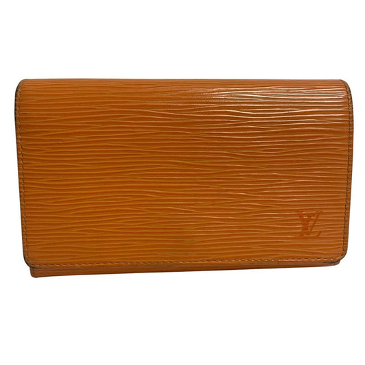 Pre-Loved Louis Vuitton Epi Porte Tresor Leather Wallet
