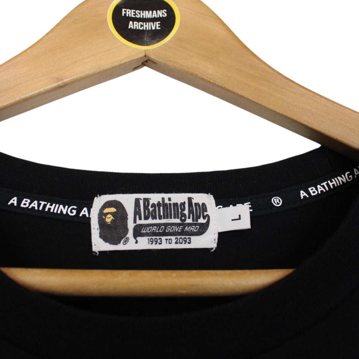 Bape Relaxed Line Graphic T-Shirt Large