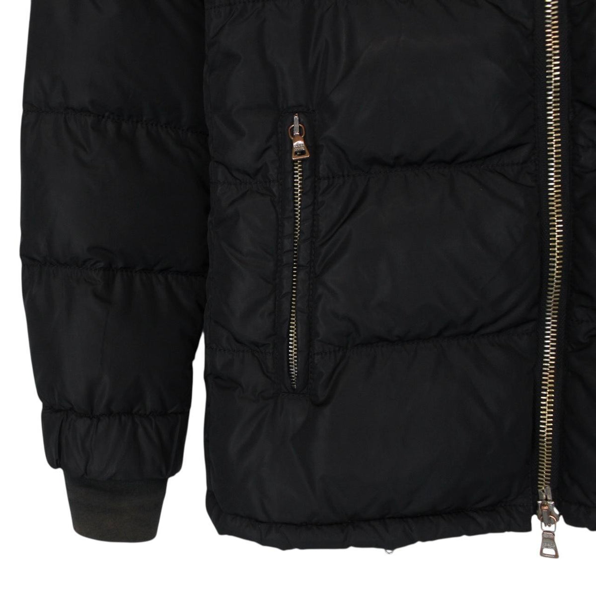 Prada Fur Hood Down Jacket Small