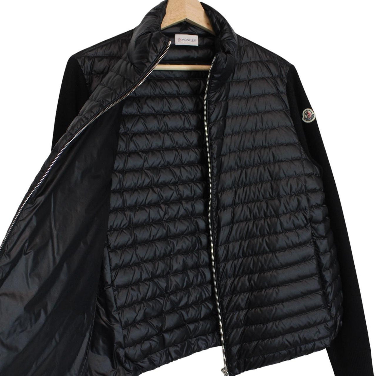 Moncler Down Tricot Cardigan Jacket Medium
