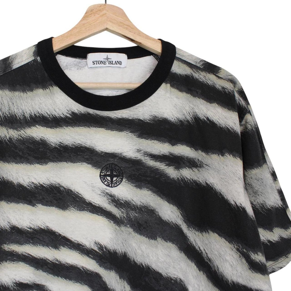 Stone Island SS 2018 Tiger Camo T-Shirt Medium