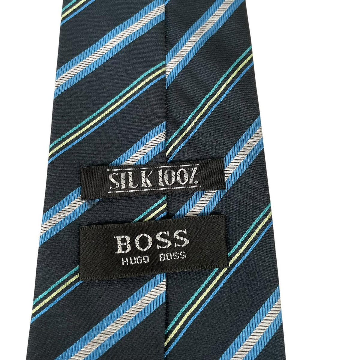 Vintage Hugo Boss Striped Silk Tie