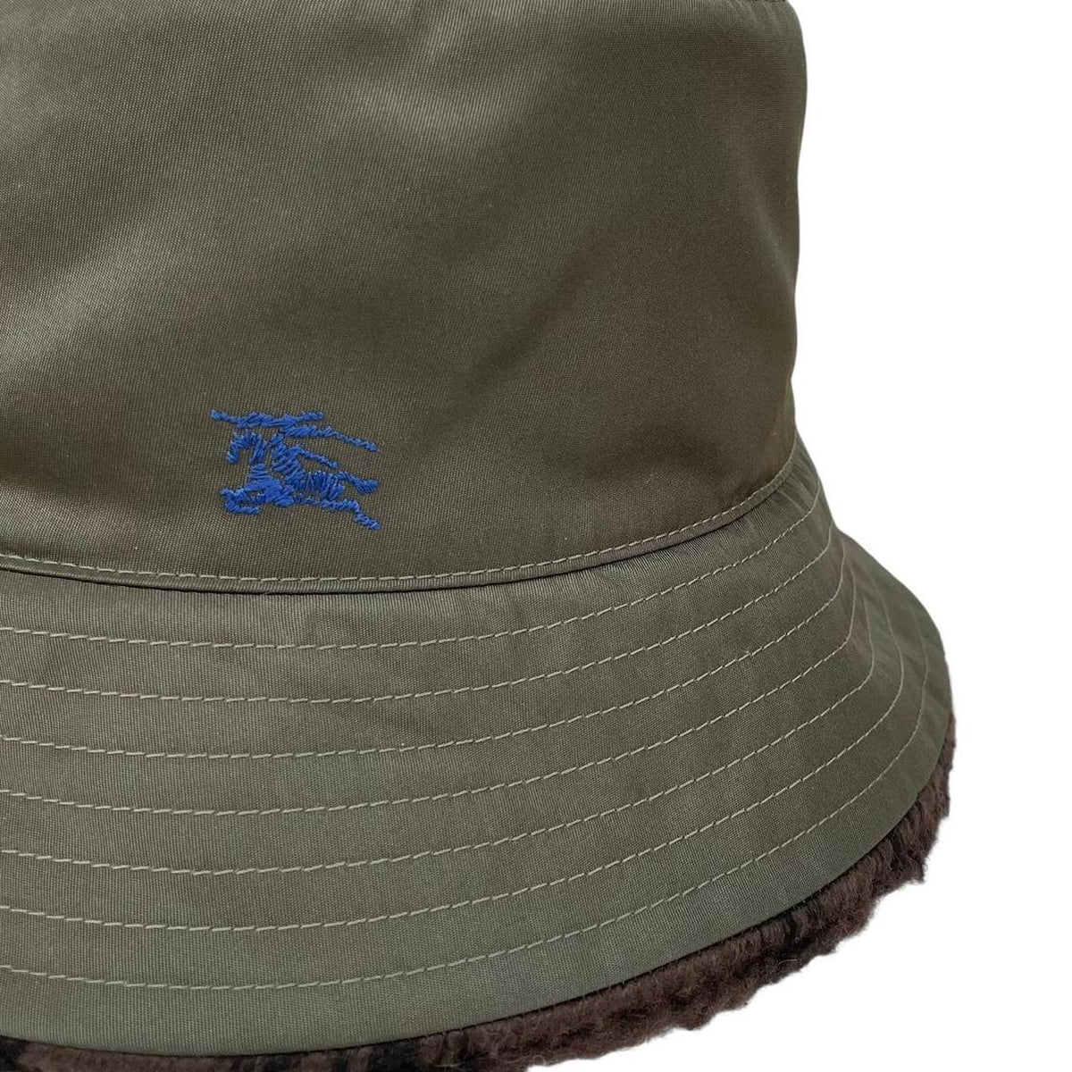 Burberry Fleece Reversible Bucket Hat Medium