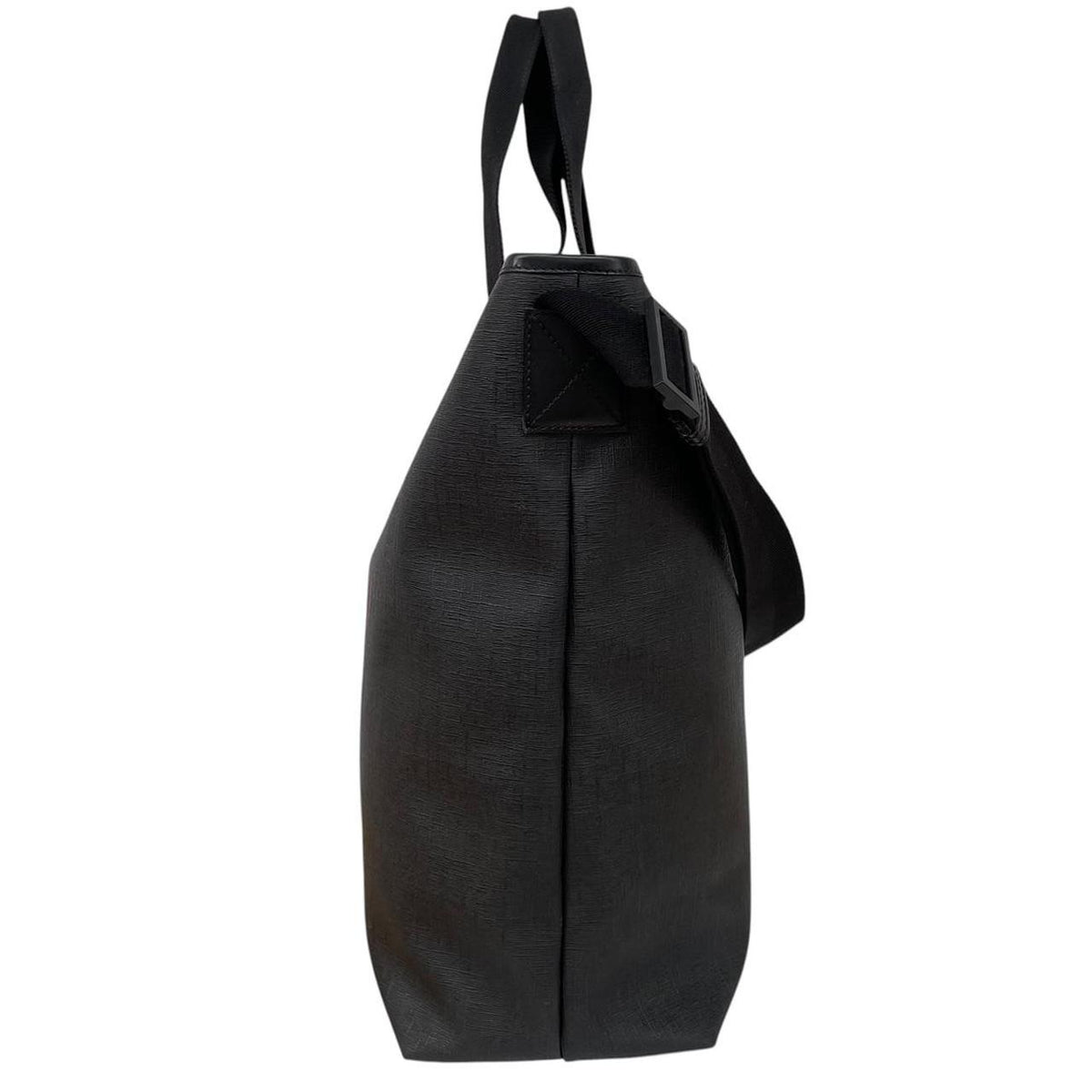 Gucci Coated Canvas Logo Print Large Tote Bag
