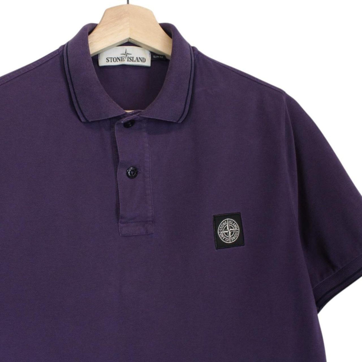 Stone Island Compass Polo Shirt Small