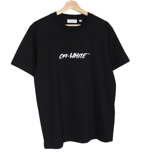 Off White Logo Print T-Shirt Medium