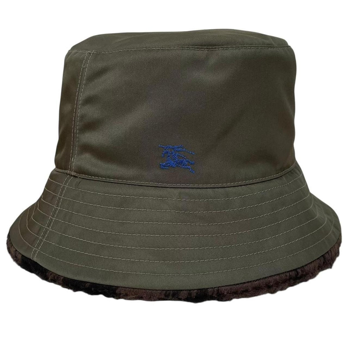 Burberry Fleece Reversible Bucket Hat Medium