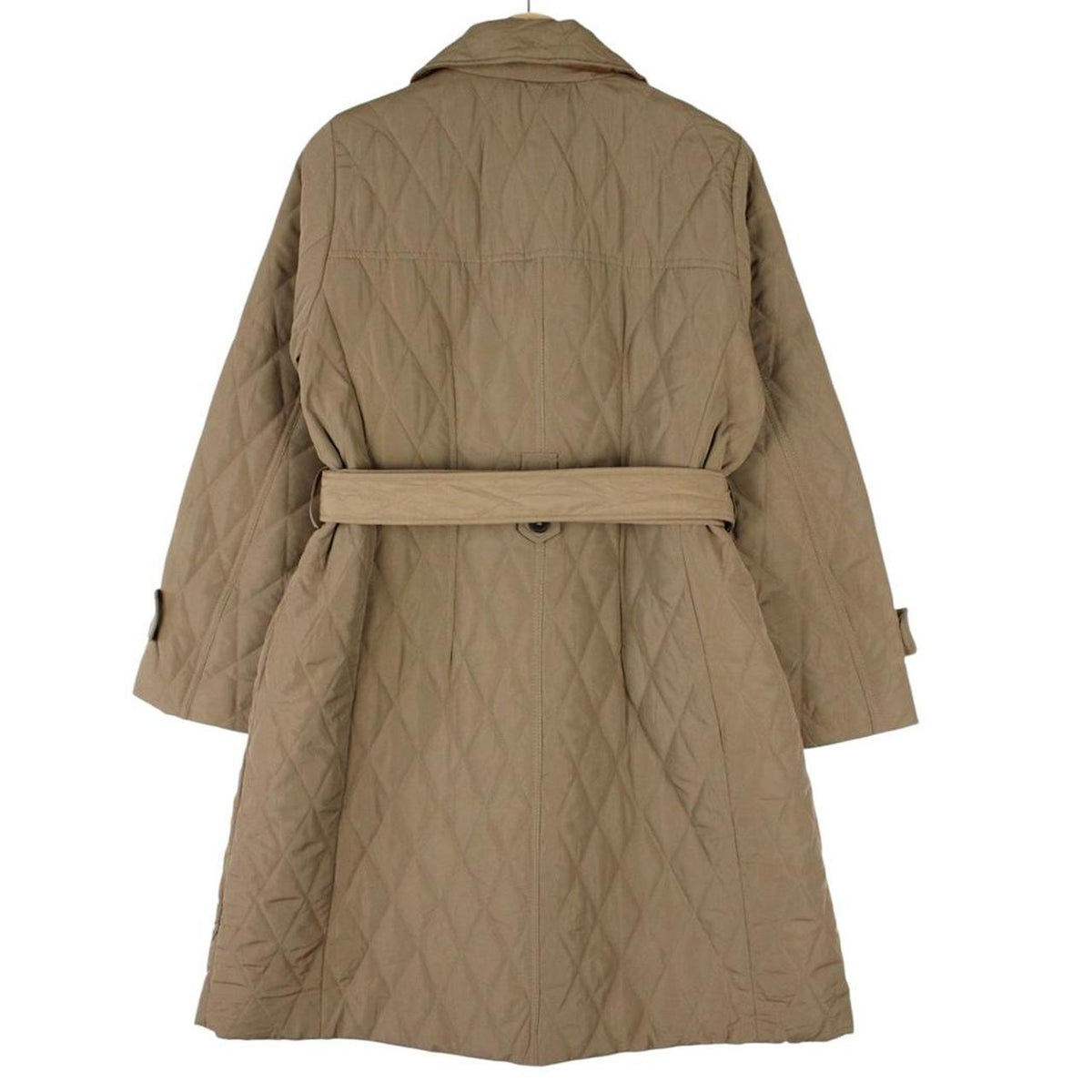 Burberry Belted Diamond Quilted Coat XS
