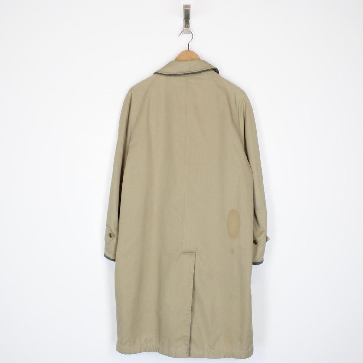 Vintage 80s Burberry Reversible Trench Coat Medium