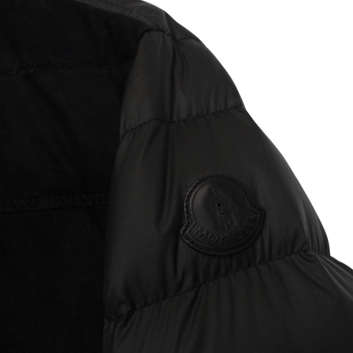 Moncler Raphael Suede Leather Down Jacket Medium