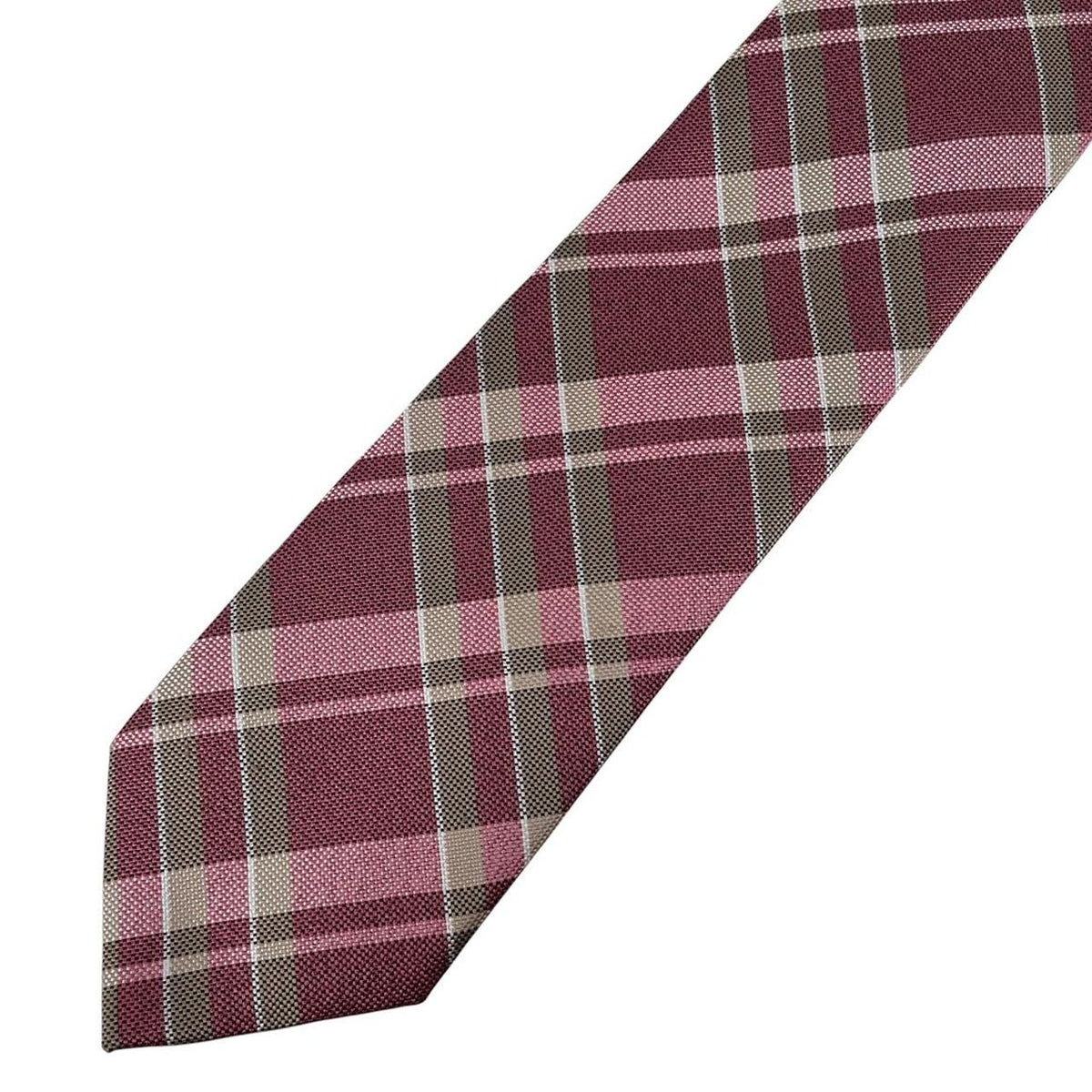 Michael Kors Check Pattern Polyester Tie
