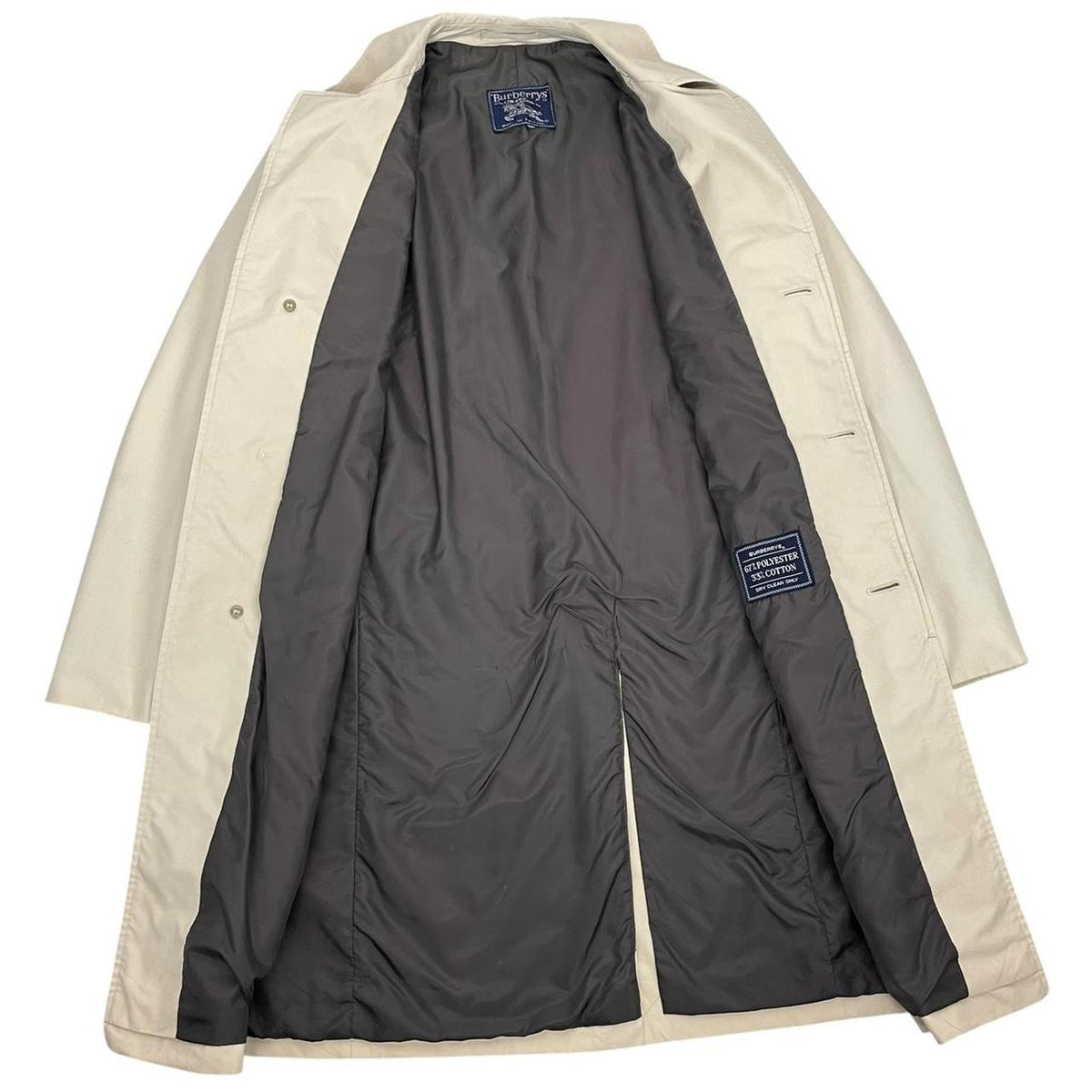 Vintage 90s Burberry Trench Coat Large