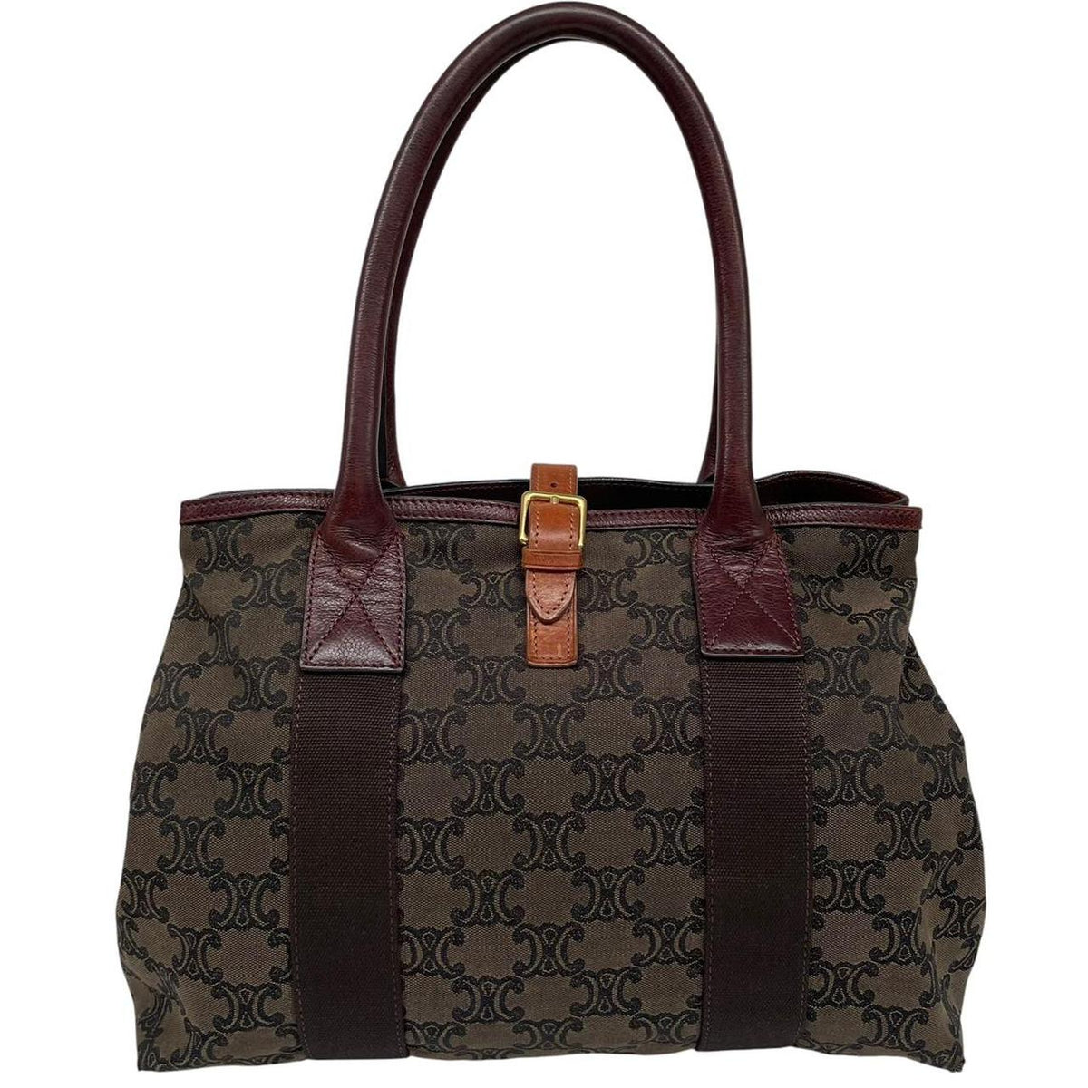 Pre-Loved Celine Macadam Triomphe Canvas Tote Bag